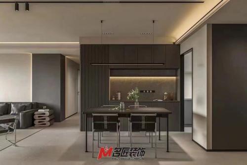 陽江市中集國際城現代簡約風格三居室裝修案例